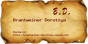 Brantweiner Dorottya névjegykártya